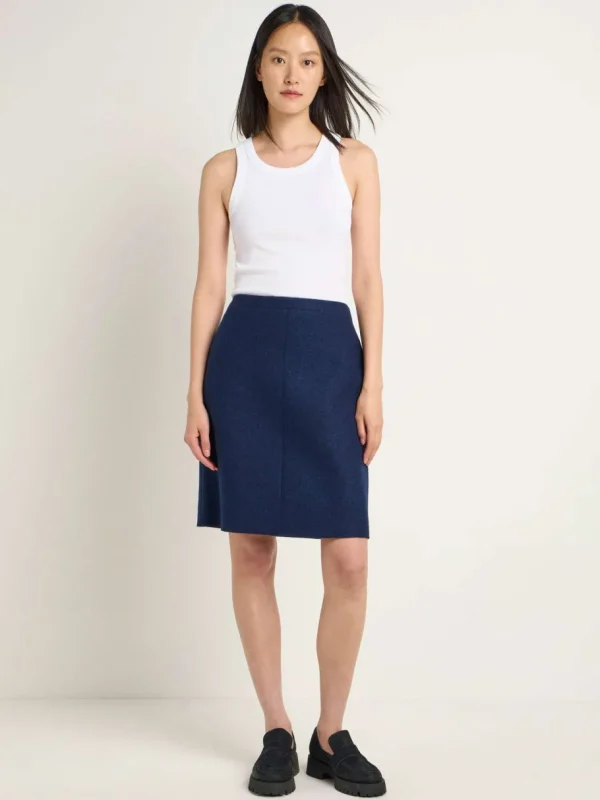 Lanius Walk skirt (GOTS) Midnight Melange^Dame Underdele