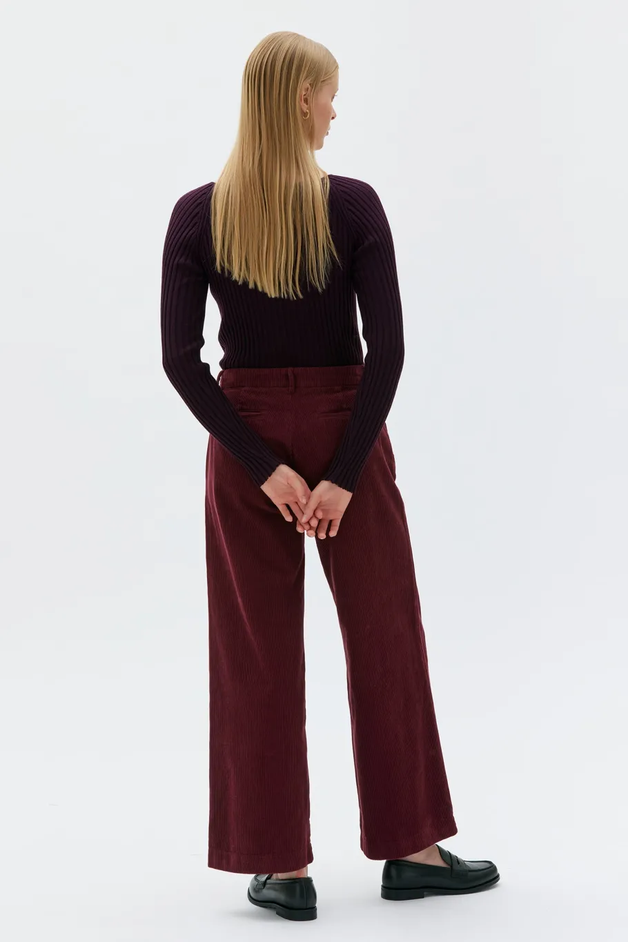 maska_aya_wide_leg_cordur_2.webp Maska Aya wide leg corduroy trousers - Bourdeaux^Dame Underdele