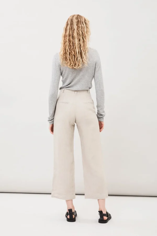 Maska Lissy Linen Pants Oat Beige^Dame Underdele
