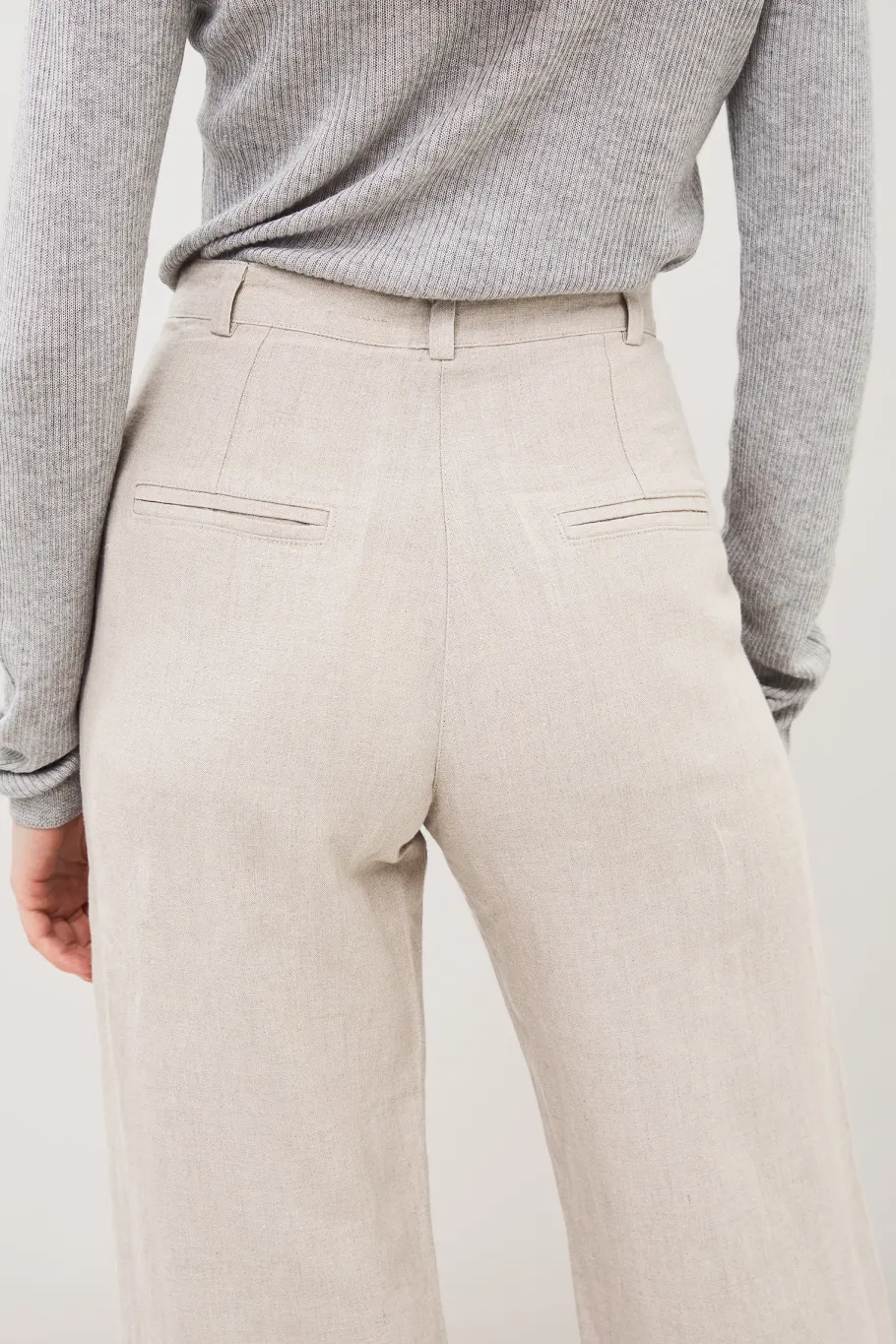 maska_lissy_linen_pants_o_5.webp Maska Lissy Linen Pants Oat Beige^Dame Underdele