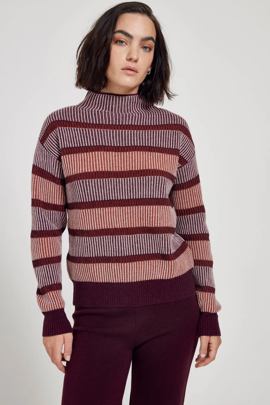 maska_sweater__mitzi_wool_0.webp Maska Sweater - Mitzi Wool Sweater Red Noir^Dame Overdele
