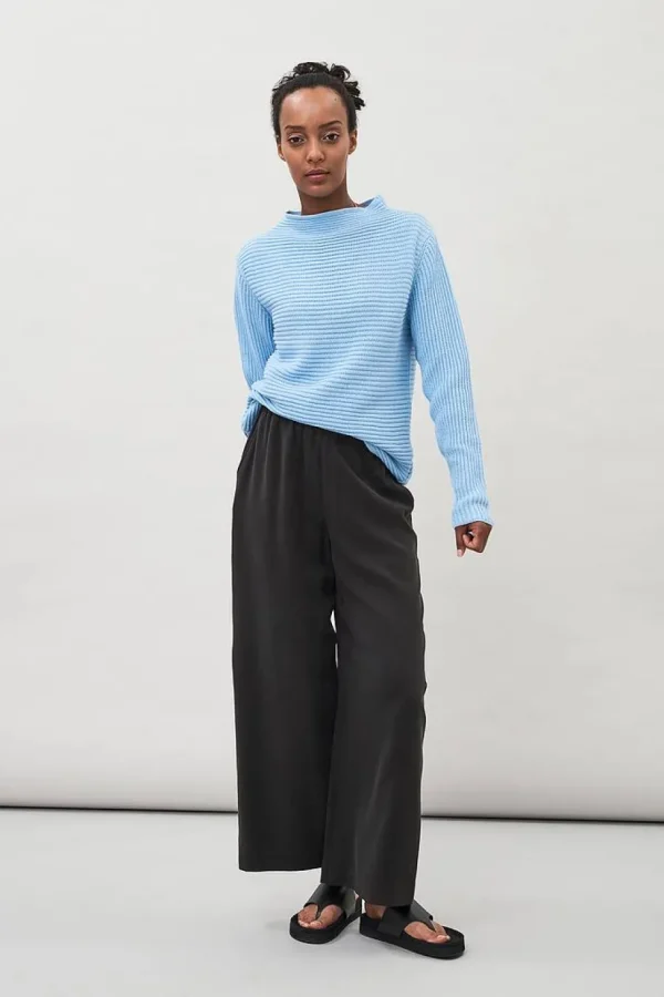 Maska Thea Flowy Tencel Pants - Black^Dame Underdele