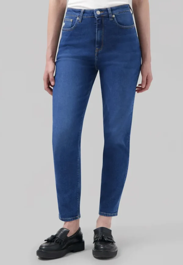 Mud Jeans - Mams Stretch Tapered - Stone Indigo^Dame Underdele