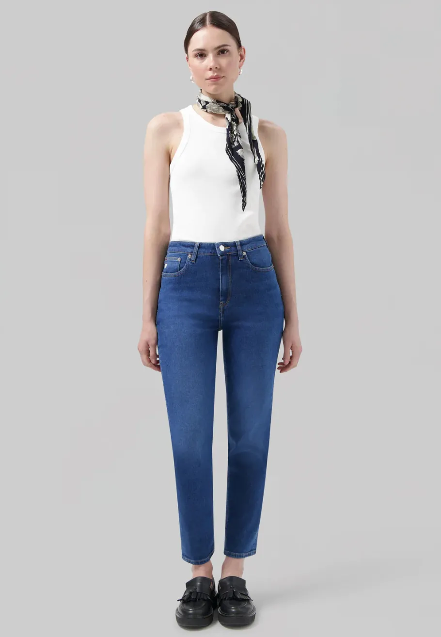 mud_jeans__mams_stretch_t_2.webp Mud Jeans - Mams Stretch Tapered - Stone Indigo^Dame Underdele