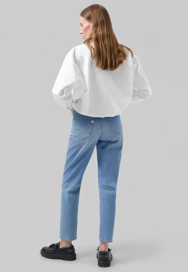 Mud Jeans - Mams Stretch Tapered - Old Stone^Dame Underdele