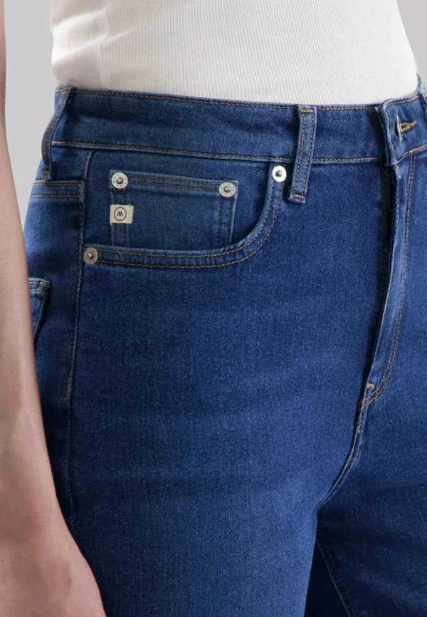 Mud Jeans - Mams Stretch Tapered - Stone Indigo^Dame Underdele