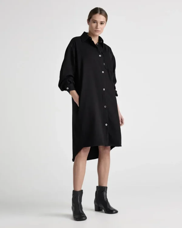 Mud Jeans Ella Denim Dress - BlackDip^Dame Kjoler Og Jumpsuits