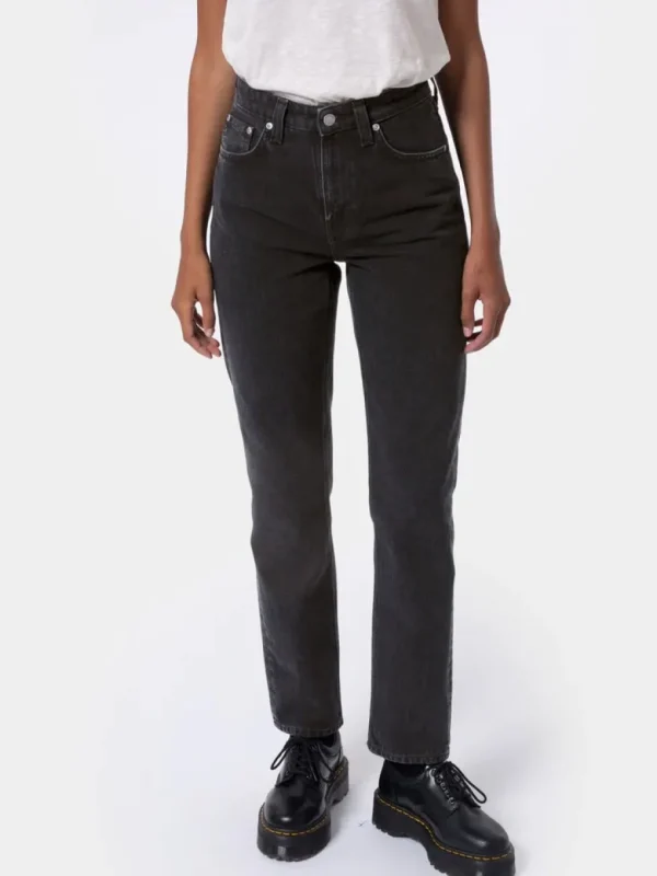 Nudie Jeans - Breezy Britt - Black Worn^Dame Underdele