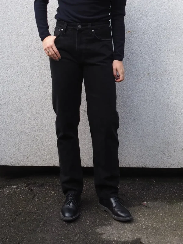Nudie Jeans - Breezy Britt - Black Worn^Dame Underdele