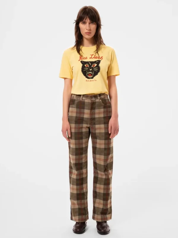 Nudie Jeans - Fløjlsbukser - Clean Eileen Corduroy Pants Multi^Dame Underdele