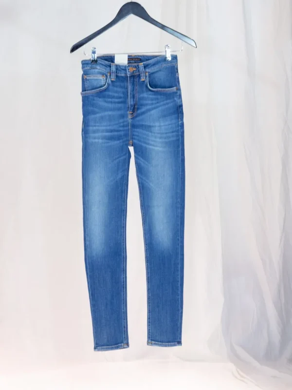 Nudie Jeans - High top tilde - Mid indigo^Dame Underdele