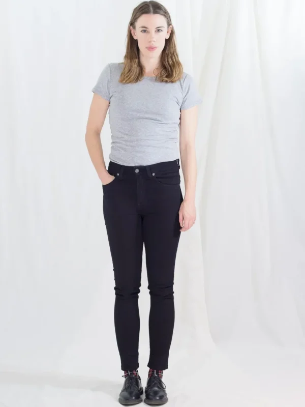 Nudie Jeans - High top tilde - Everblack^Dame Underdele