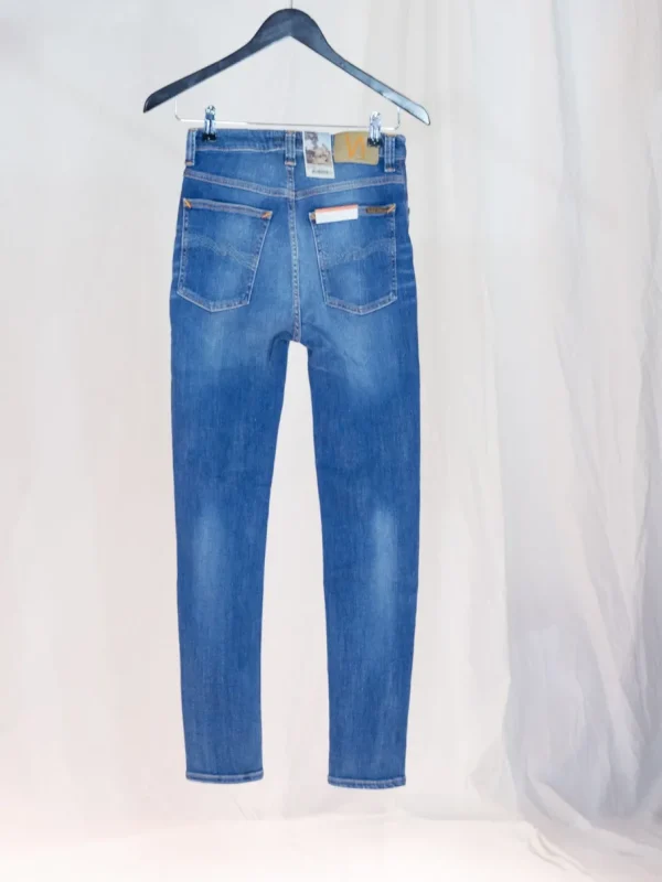 Nudie Jeans - High top tilde - Mid indigo^Dame Underdele