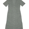 Nudie Jeans Lollo Check Indigo Dress^Dame Kjoler Og Jumpsuits