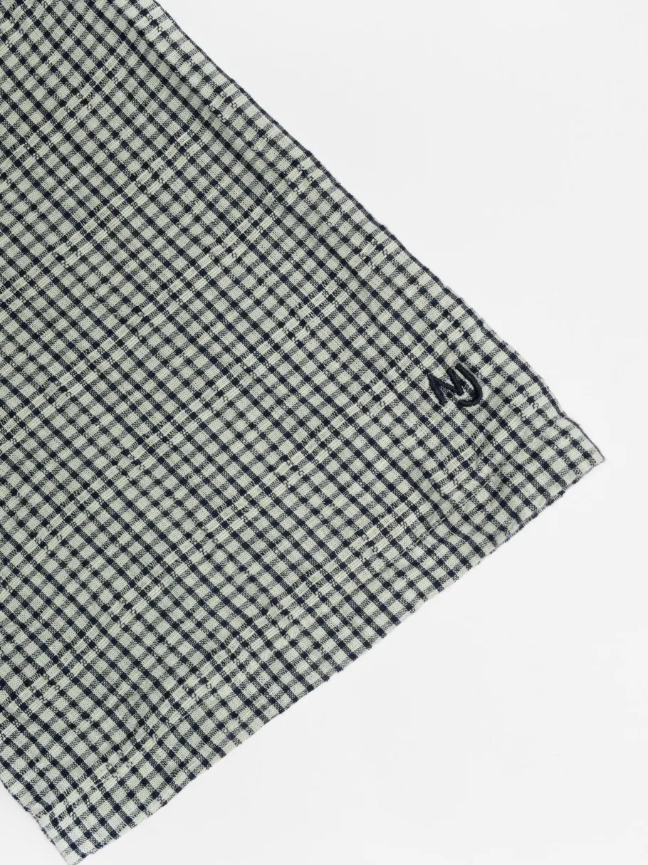 nudie_jeans_lollo_check_i_2.webp Nudie Jeans Lollo Check Indigo Dress^Dame Kjoler Og Jumpsuits