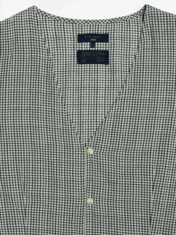 Nudie Jeans Lollo Check Indigo Dress^Dame Kjoler Og Jumpsuits