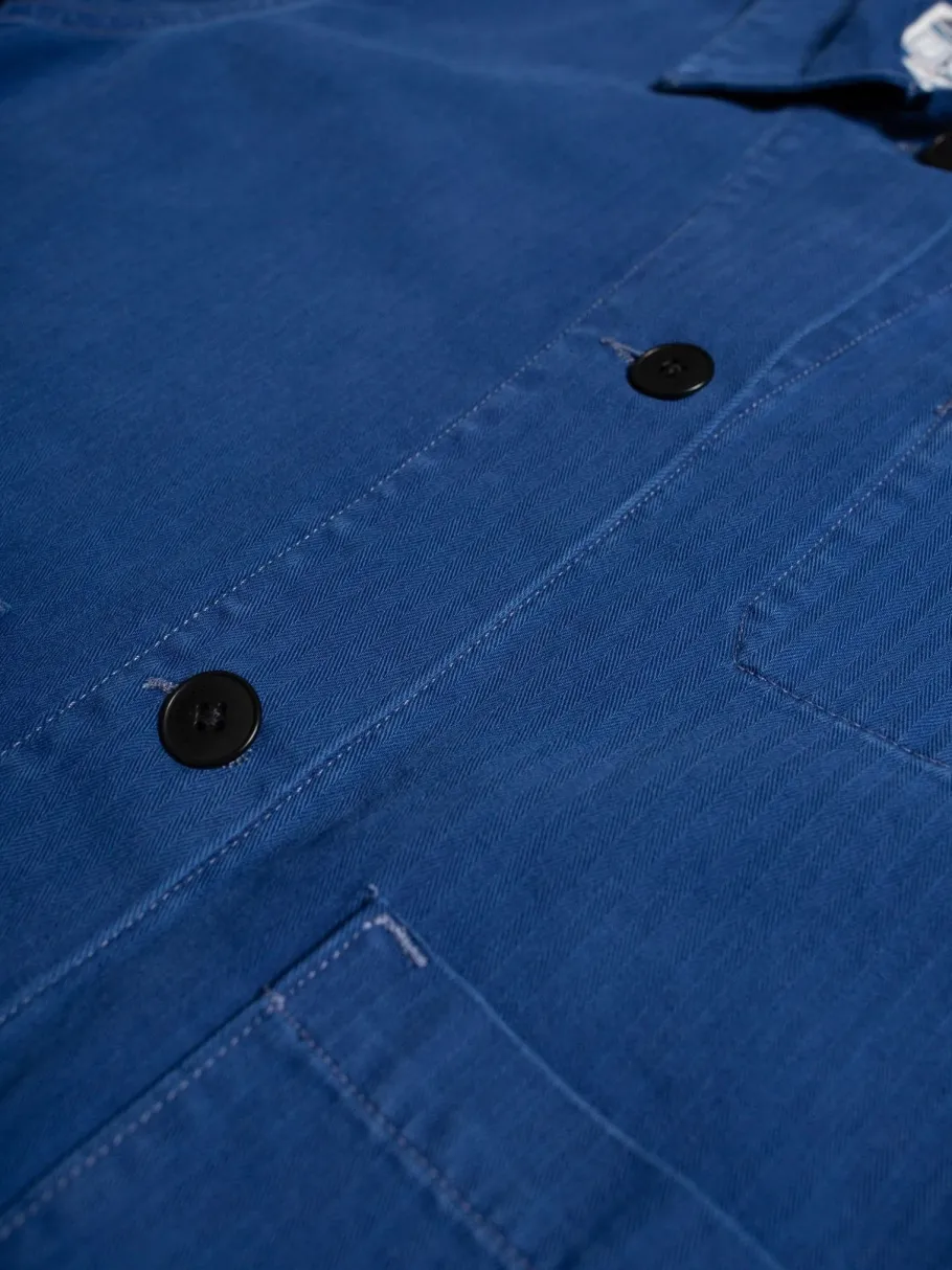 nudie_jeans_lovis_herring_5.webp Nudie Jeans Lovis Herringbone Jacket Blue^Dame Overtøj