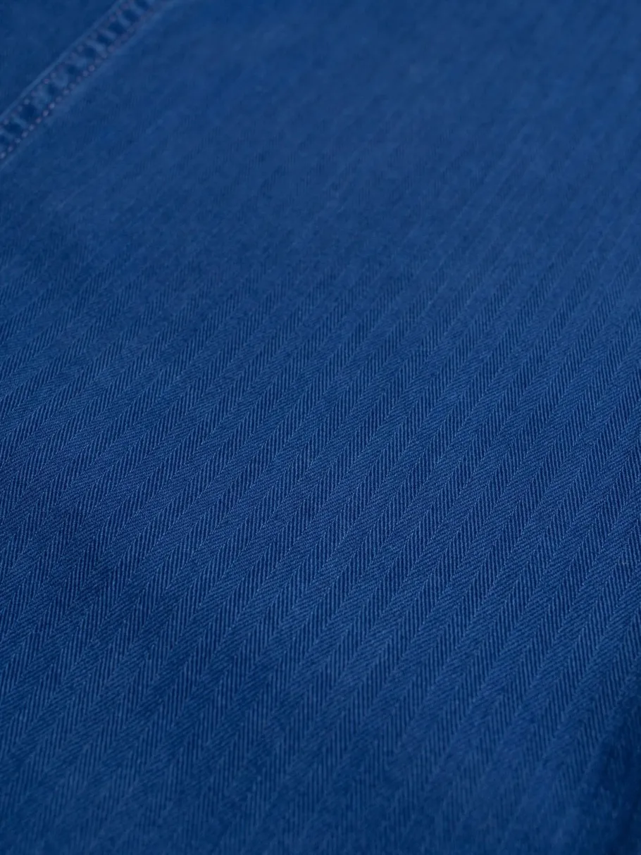 nudie_jeans_lovis_herring_6.webp Nudie Jeans Lovis Herringbone Jacket Blue^Dame Overtøj