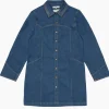 Nudie Jeans Maj Western Denim Dress Blue^Dame Kjoler Og Jumpsuits