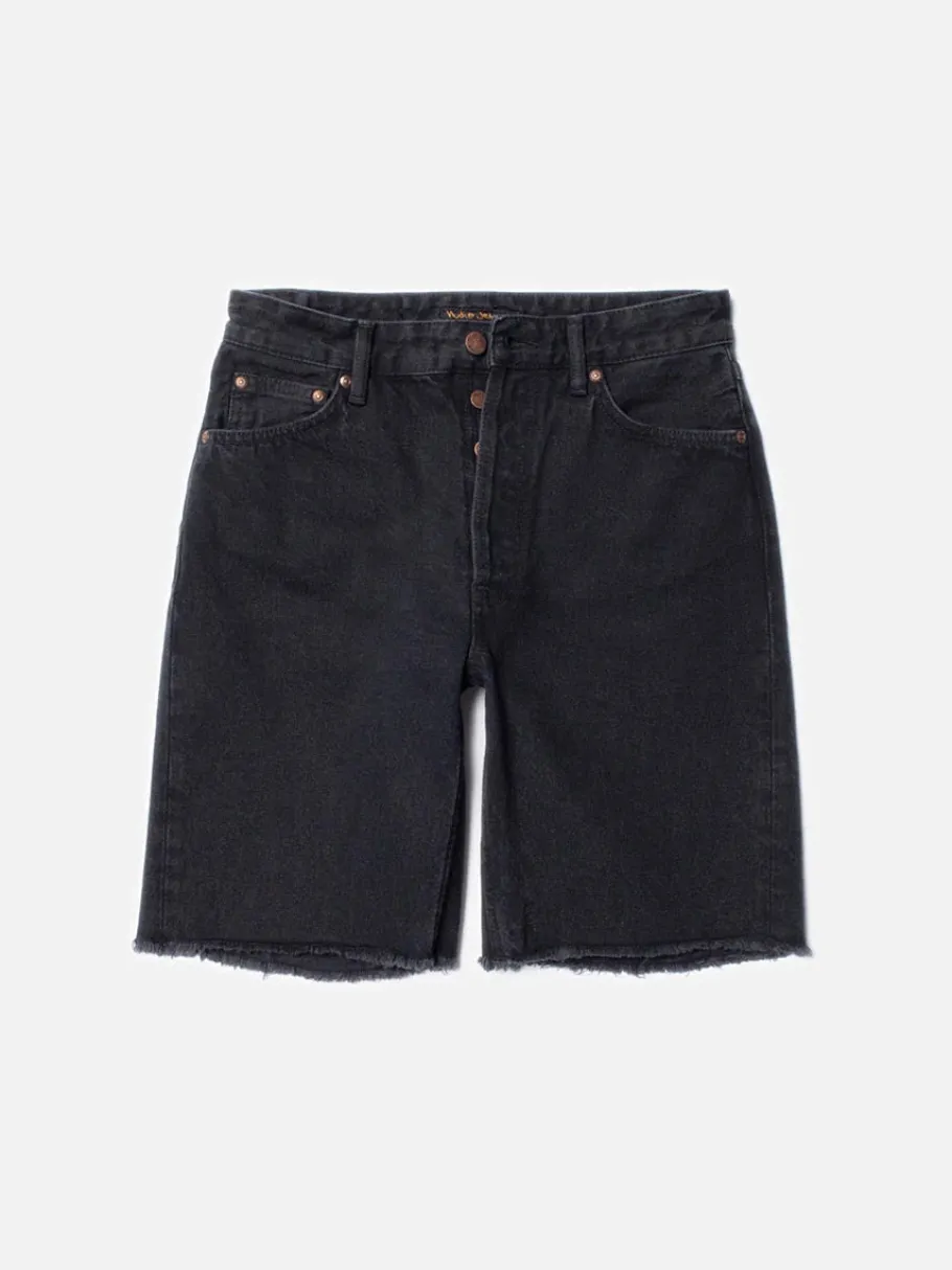 nudie_jeans_maud_shorts_s_4.webp Nudie Jeans Maud Shorts sort - økologiske denimshorts^Dame Underdele