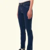 Nudie Jeans Mellow Mae Indigo Rain - Økologiske jeans^Dame Underdele