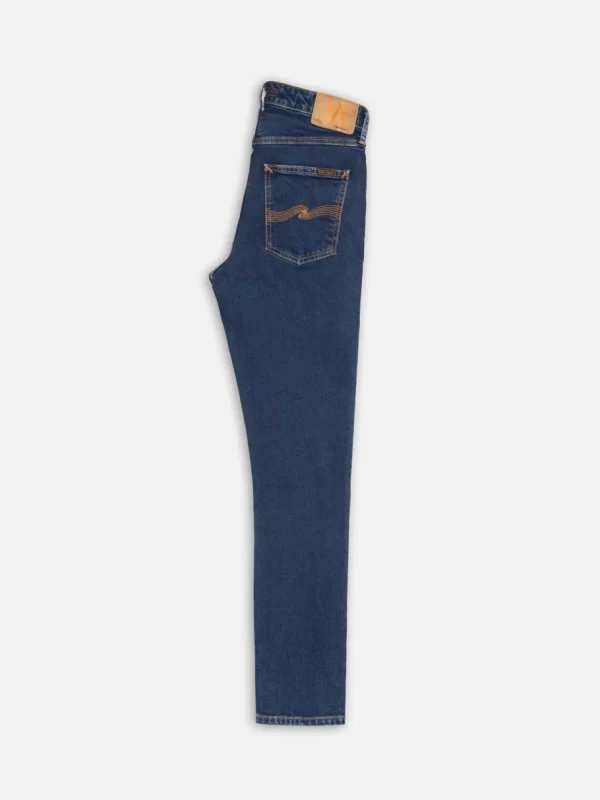 Nudie Jeans Mellow Mae Indigo Rain - Økologiske jeans^Dame Underdele