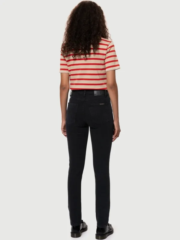 Nudie Jeans Mellow Mae So Black - Økologiske jeans^Dame Underdele
