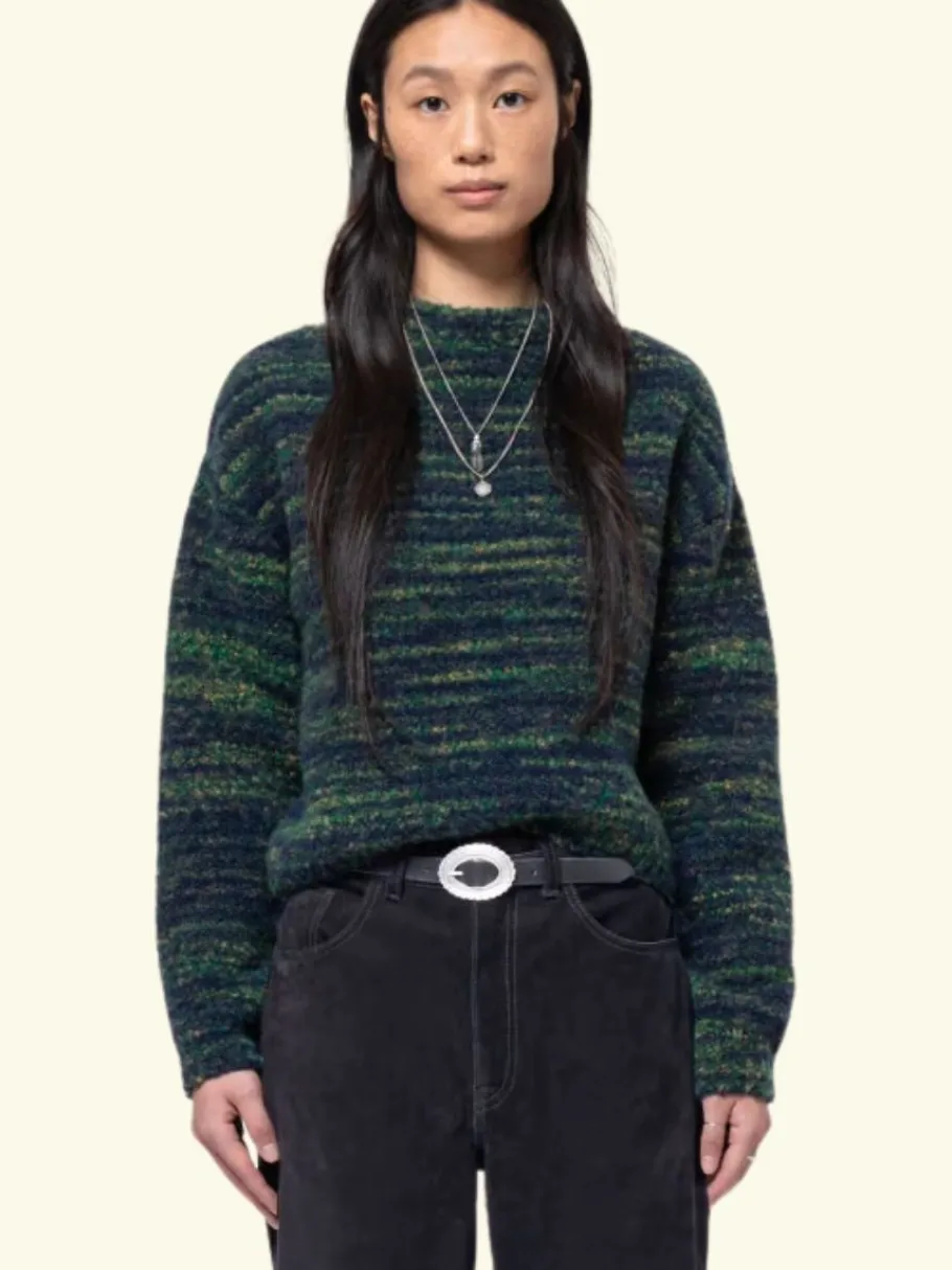 nudie_jeans_nanna_boucle__1.webp Nudie Jeans Nanna Boucle Sweater Multi^Dame Overdele