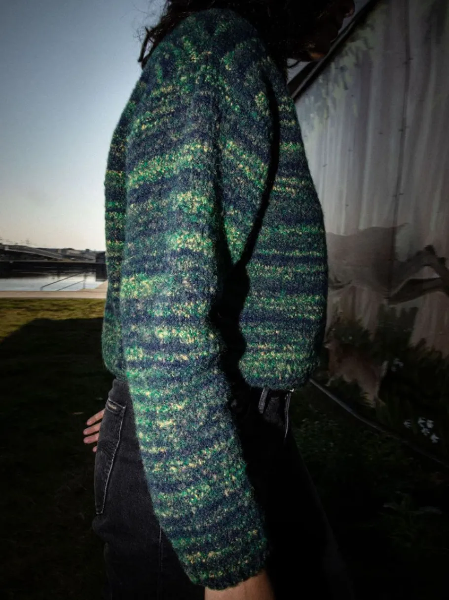 nudie_jeans_nanna_boucle__3.webp Nudie Jeans Nanna Boucle Sweater Multi^Dame Overdele