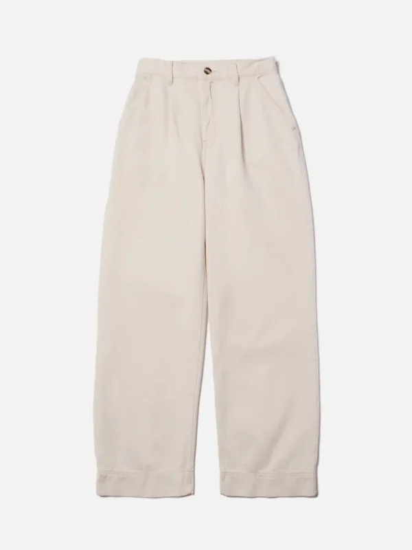Nudie Jeans Suki Workwear Sailor Pants Ecru^Dame Underdele