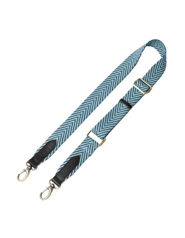 O My Bag - Herringbone Webbing Strap - Jade & Black^Dame Tasker Og Punge