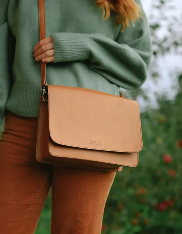 O My Bag Audrey Cognac Apple Leather^Dame Tasker Og Punge