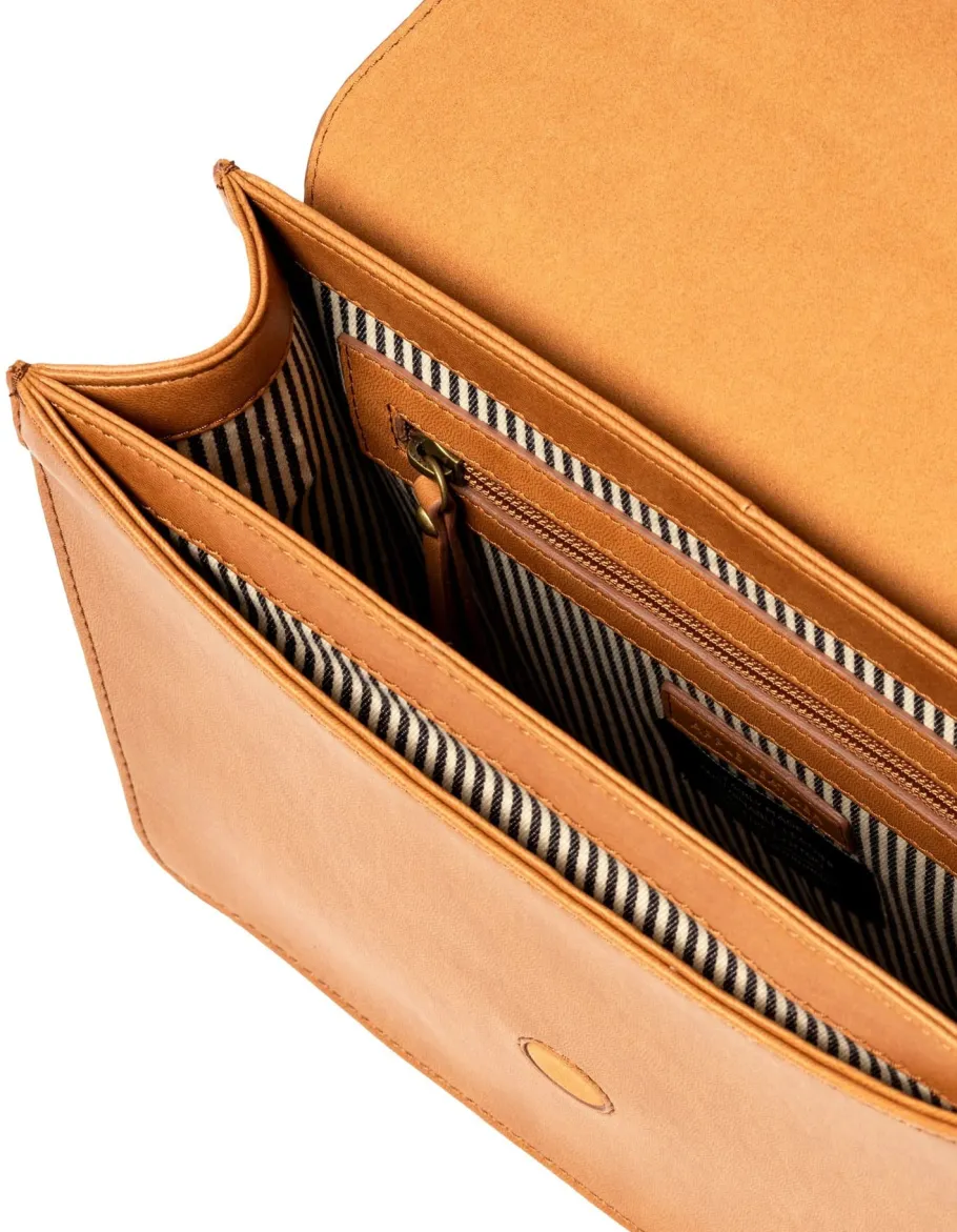 o_my_bag_audrey_cognac_ap_8.webp O My Bag Audrey Cognac Apple Leather^Dame Tasker Og Punge