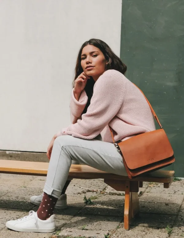 O My Bag Audrey Cognac Lædertaske^Dame Tasker Og Punge