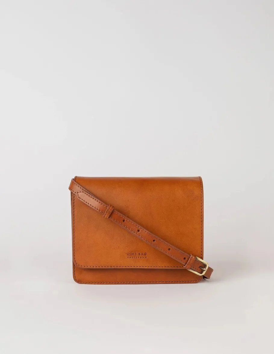o_my_bag_audrey_mini_cogn_2.webp O My Bag Audrey Mini Cognac Lædertaske^Dame Tasker Og Punge