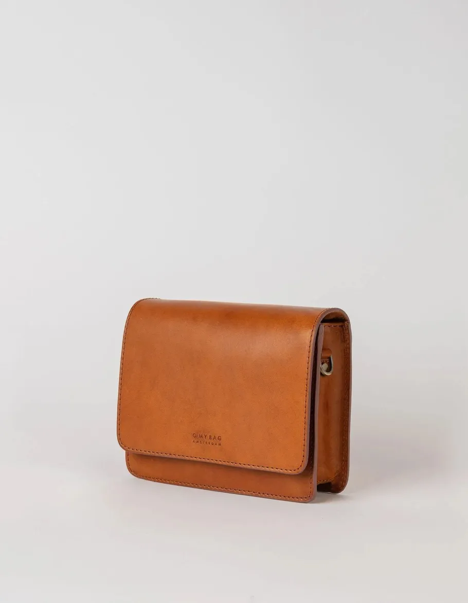 o_my_bag_audrey_mini_cogn_4.webp O My Bag Audrey Mini Cognac Lædertaske^Dame Tasker Og Punge