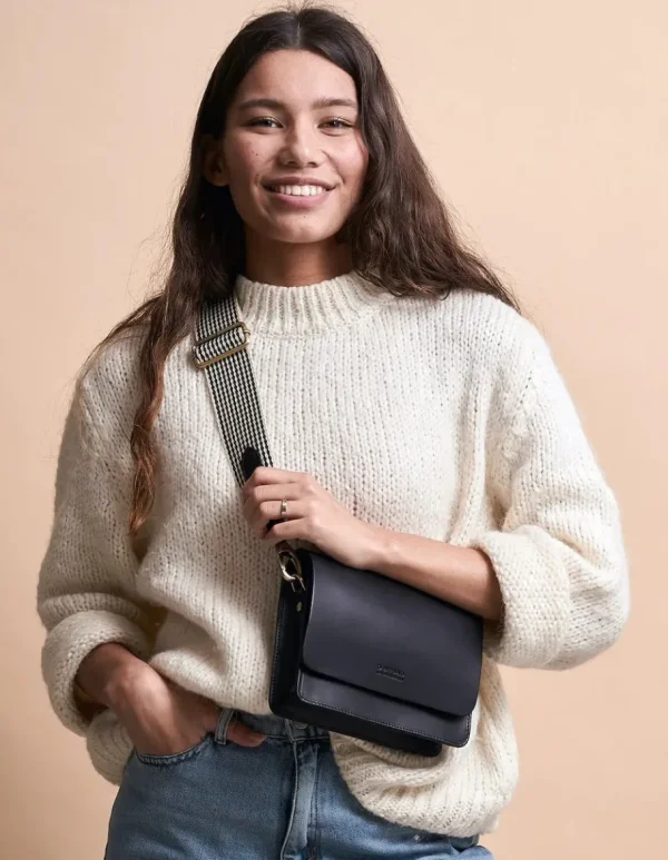 O My Bag Audrey Mini Sort Lædertaske^Dame Tasker Og Punge