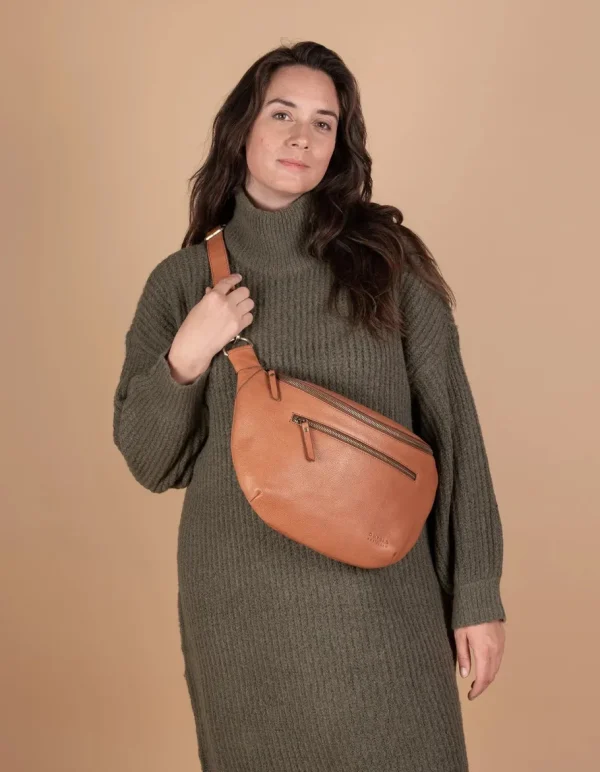O My Bag Drew Maxi bæltetaske oak læder^Dame Tasker Og Punge