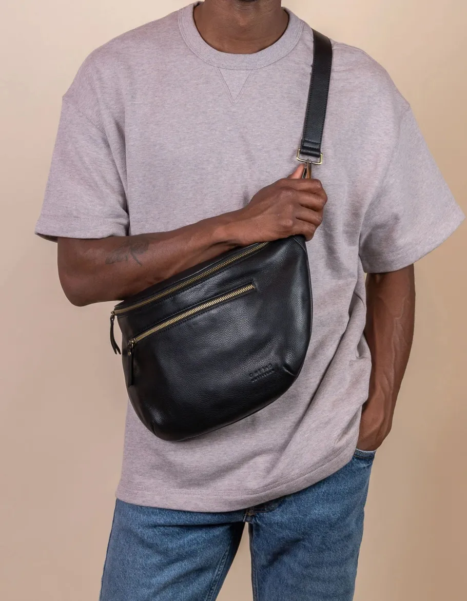 o_my_bag_drew_maxi_blteta_8.webp O My Bag Drew Maxi bæltetaske sort læder^Dame Tasker Og Punge