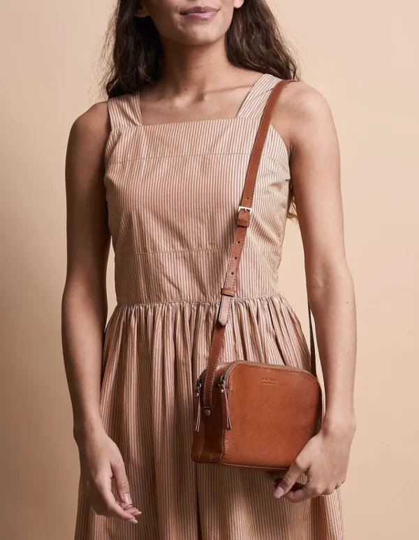 O My Bag Emily Cognac Lædertaske^Dame Tasker Og Punge