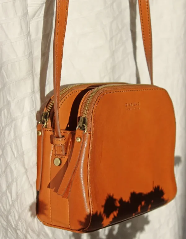 O My Bag Emily Cognac Lædertaske^Dame Tasker Og Punge