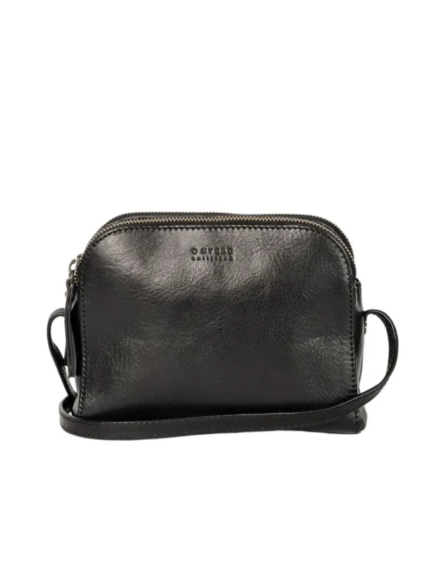 O My Bag Emily Sort Lædertaske^Dame Tasker Og Punge