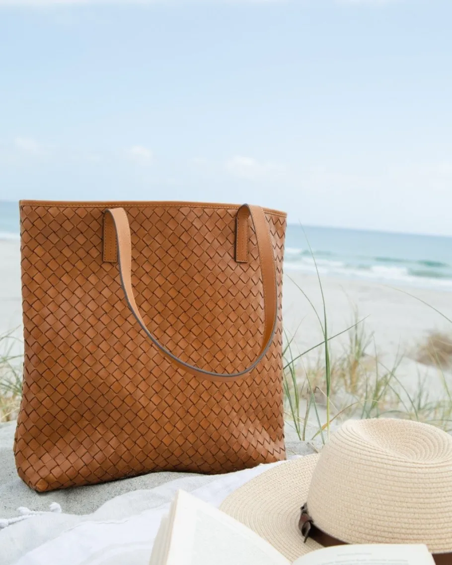 o_my_bag_georgia_flettet__5.webp O My Bag Georgia Flettet Lædertaske cognac^Dame Tasker Og Punge