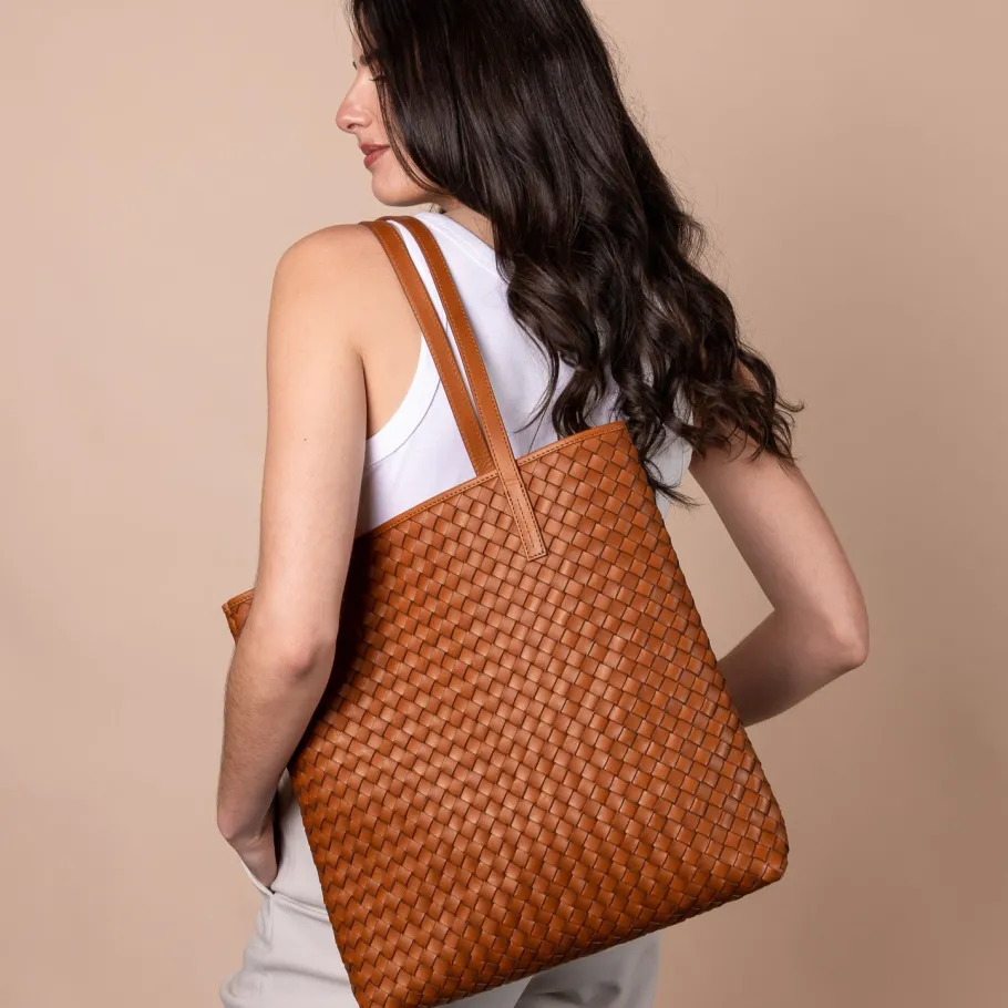 o_my_bag_georgia_flettet__7.webp O My Bag Georgia Flettet Lædertaske cognac^Dame Tasker Og Punge
