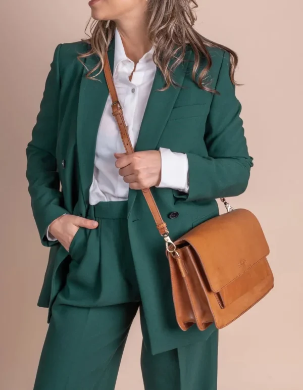 O My Bag Harper Cognac Lædertaske^Dame Tasker Og Punge