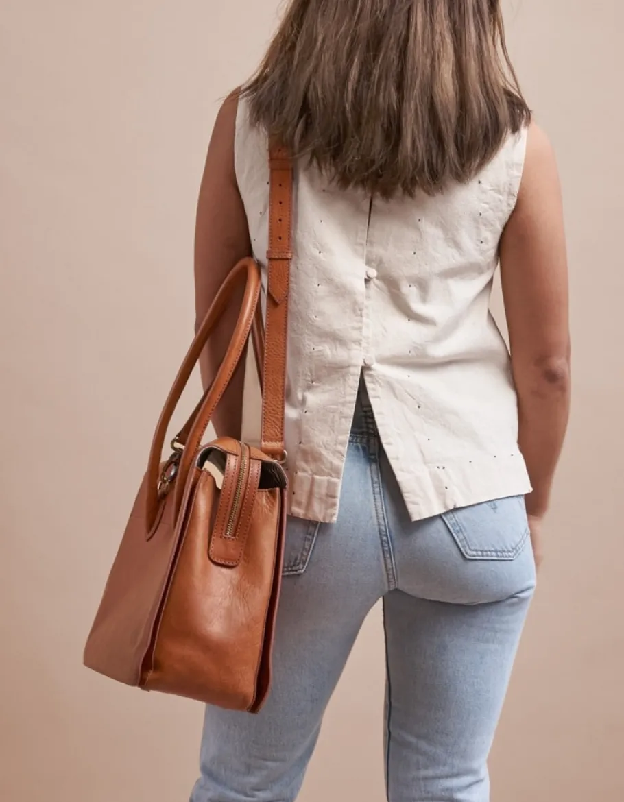 o_my_bag_kate__cognac__sk_3.webp O My Bag Kate - Cognac - Skindtaske^Dame Tasker Og Punge