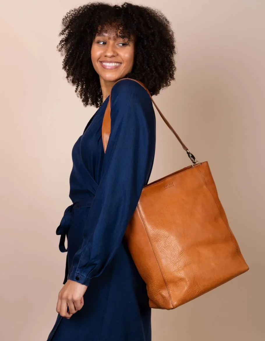 o_my_bag_sofia_cognac_lde_3.webp O My Bag Sofia Cognac Lædertaske^Dame Tasker Og Punge