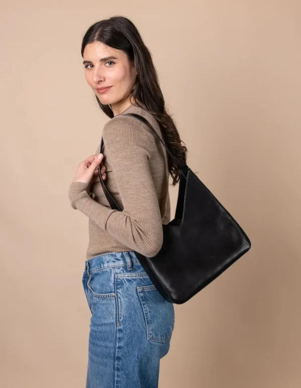 O My Bag Vicky Lædertaske Sort^Dame Tasker Og Punge
