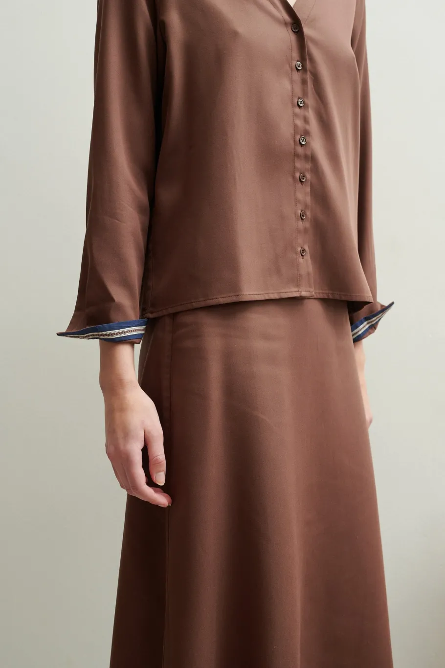 schulz_by_crowd_nina_skir_2.webp Schulz by Crowd Nina skirt Brown Tencel^Dame Underdele