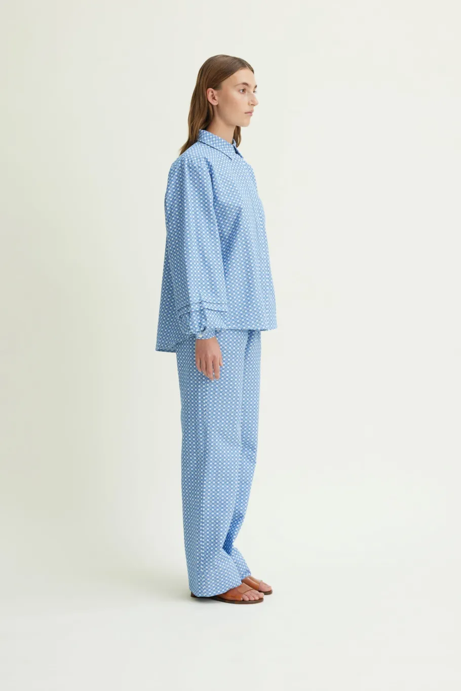 schulz_by_crowd_panne_org_2.webp Schulz by Crowd Panne Organic Cotton Pants Delosca Blue/white^Dame Underdele